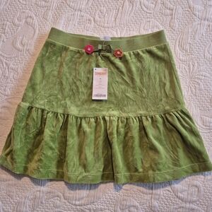 Gymboree girls size 10 green velour skirt Fall for Autumn line 2011 NEW